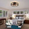 Summer and Winter Dual-Use Ceiling Fan with Remote Control - 6 Speed Adjustment for Sleeping, Indoor Activities, Living room Terrace Dining table Bedr