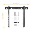 TV Wall Mount TV Wall Holder Bracket Support 32in to 65 in Flat TV Max Hole Distance 400 Plus 400mm Hold Up To 66.14lbs