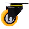 Movers Dolly Heavy Duty Furniture Dolly Trolley Cart 18''x12'' Aluminum Frame with 3'' TPU Professional Casters with Brake Option