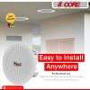 5 Core 6 Pieces 6.5 Inch Ceiling Speaker Wired Waterproof in Ceiling/in Wall Mounted CL 6.5-12 2W 6PCS