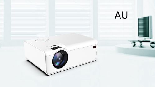 Home Office Android Smart HD Micro Joy Projector (Option: White-Smart AI-AU)