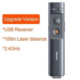 Multimedia USB remote control (Option: Grey-With battery)