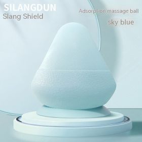 Sucker Muscle Relaxation Silicone Massage Ball (Option: Sky Blue)