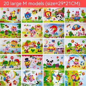 Creative Printed 3D Stickers For Children (Option: O)