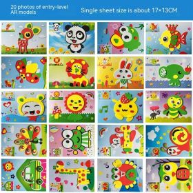 Creative Printed 3D Stickers For Children (Option: I)