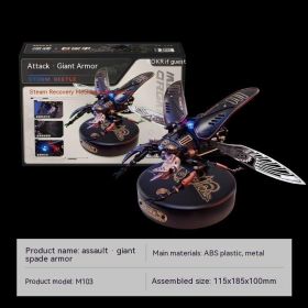 3d Beetle Mechanical Punk Metal Model Assembly (Option: MI03)