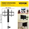 VEVOR Motorized TV Lift Stroke Length 35 Inches Motorized TV Mount Fit for 32-65 Inch TV Lift with Remote Control Height Adjustable 28.7-64.2 Inch,Loa