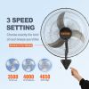 VEVOR Wall Mount Fan, 18 Inch, 3-speed High Velocity Max. 4150 CFM, Waterproof Industrial Wall Fan, Commercial or Residential for Warehouse, Greenhous