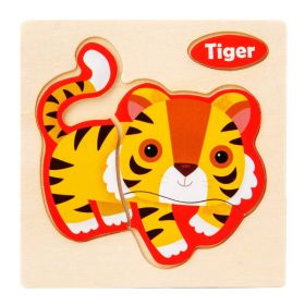 Three-dimensional Cartoon Pattern Puzzle Toy (Option: Tiger)